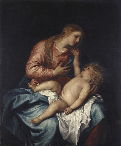 The Virgin and Child, 1631, Antoine van Dyck
