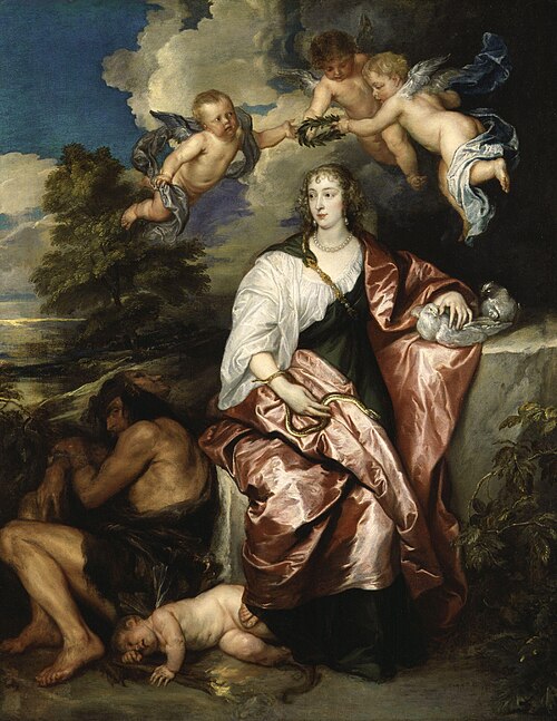 Portrait of Venetia, Lady Digby, 1633, Antoine van Dyck