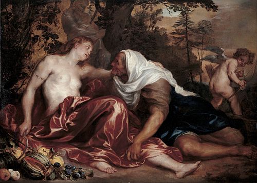 Vertumne et Pomone (Van Dyck), 1625, Antoine van Dyck