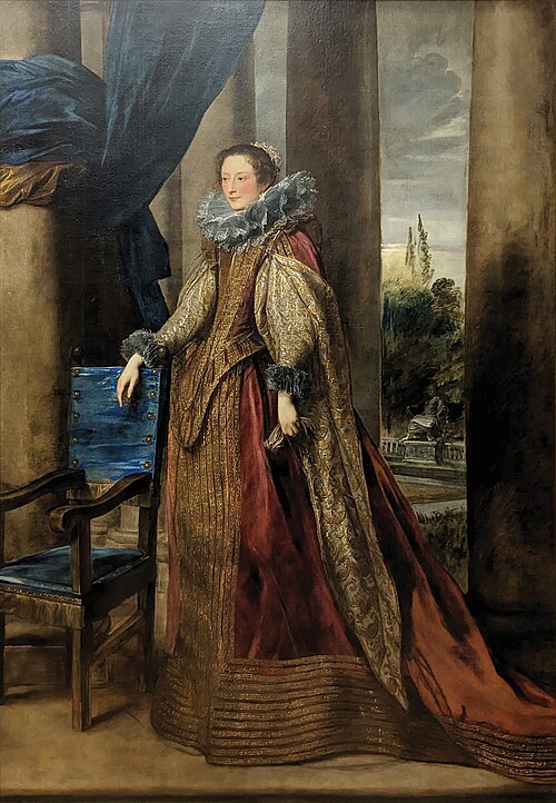 Portrait of a Genoese Lady, 1625, Anthony van Dyck