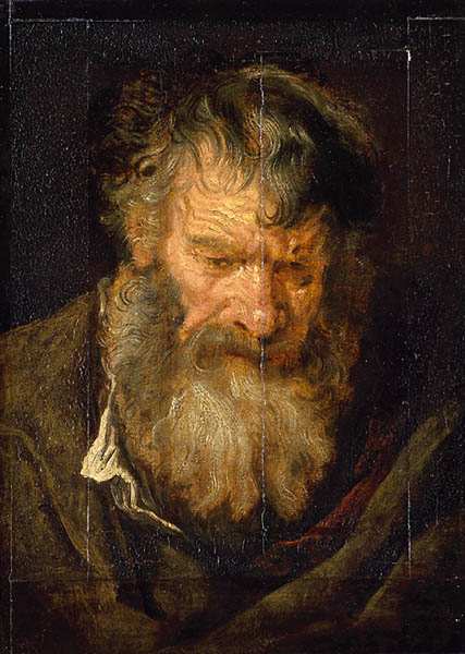 Study of the Head of an Old Man, 1616, Anthony van Dyck