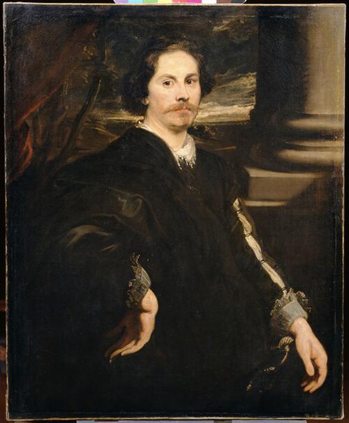 Portrait of a Man with a Sword (Paul de Vos), 1625, Anthony van Dyck