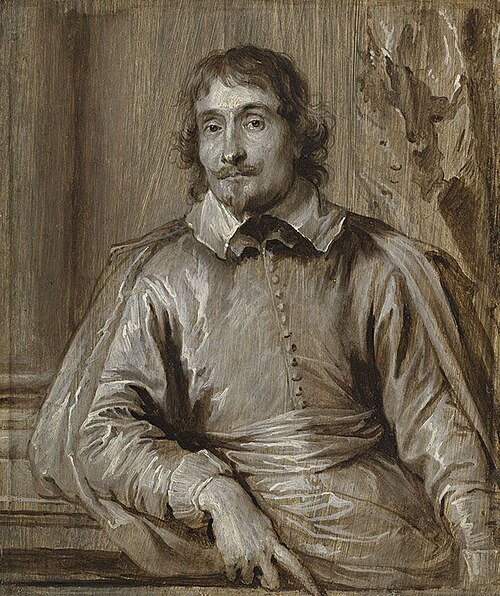 Portrait of Alessandro Scaglia (grisaille), 1620, Anthony van Dyck