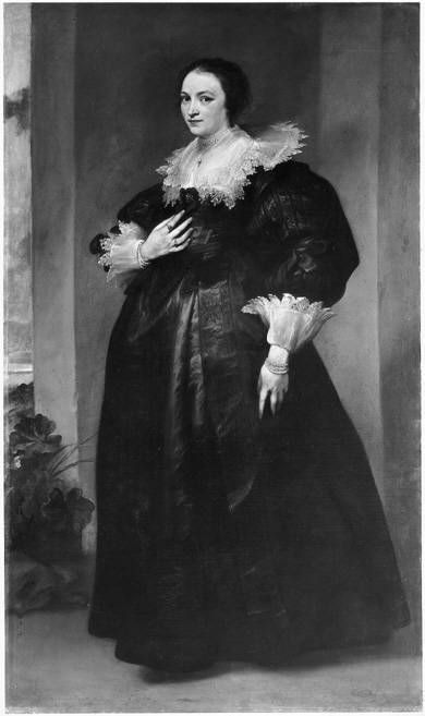 Portrait of a Lady (second wife of Sebastiaen van Leerse), 1630, Anthony van Dyck