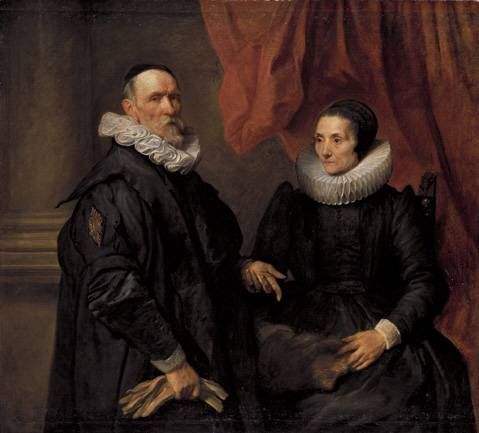 The painter Jan de Wael and his wife Gertrud de Jode, 1629, Anthony van Dyck