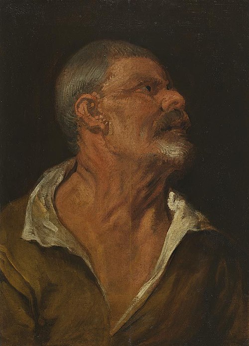 Study of a head, 1620, Anthony van Dyck