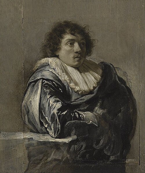 Portrait of the painter Palamedesz Palamedes, gen. Stevaerts, 1620, Anthony van Dyck