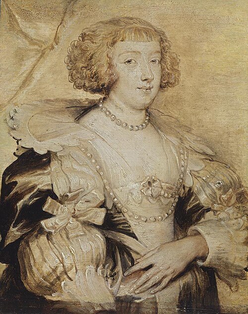 Portrait of Margaret of Lorraine, 1620, Anthony van Dyck