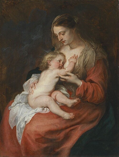 Madonna and Child, 1620, Anthony van Dyck