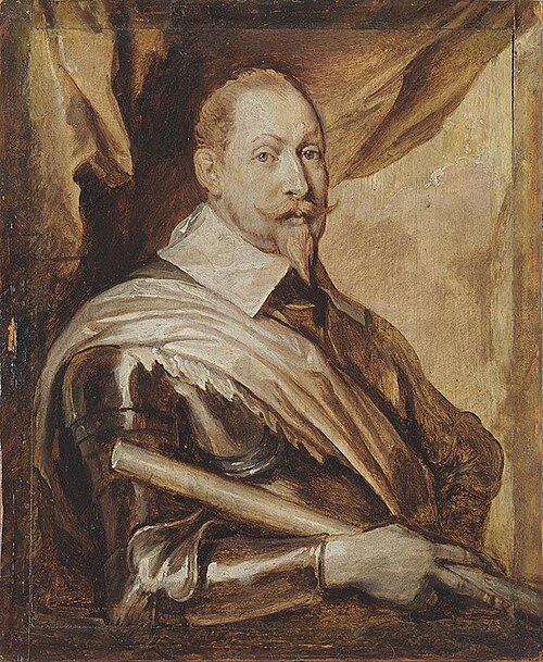 Bildnis des Königs Gustav II. Adolf von Schweden (Werkstatt), 1620, Anthony van Dyck