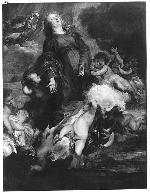 Ascension of Saint Rosalie, 1620, Anthony van Dyck