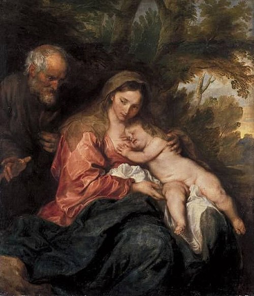 Rest on the Flight to Egypt, 1630, Anthony van Dyck