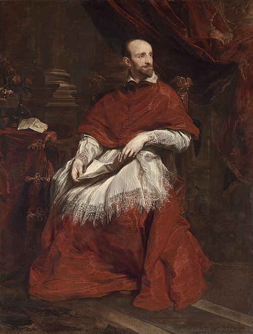 Portrait du cardinal Guido Bentivoglio, 1623, Antoine van Dyck
