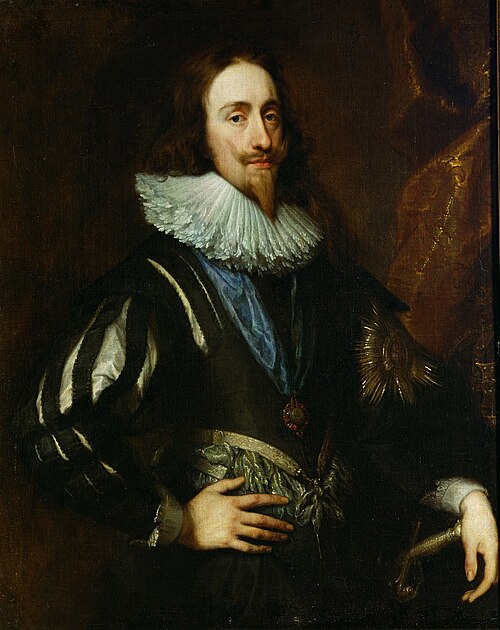King Charles I of England (1600-1649), three-quarter portrait, 1632, Anthony van Dyck