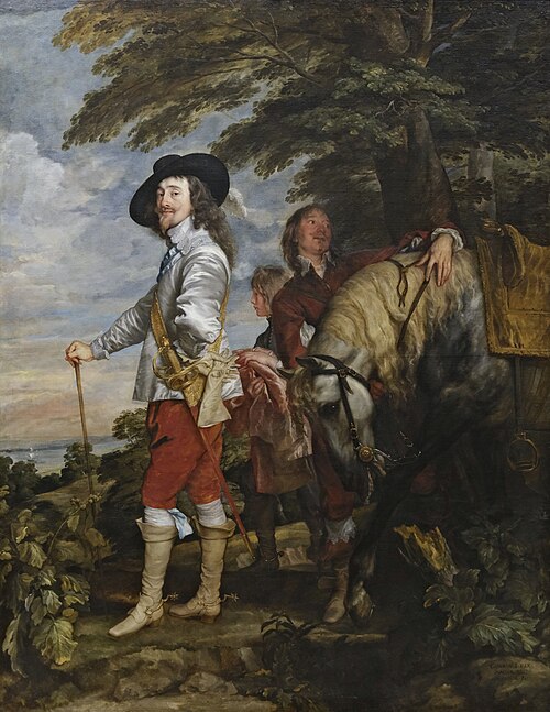 Charles I at the Hunt, 1635, Anthony van Dyck