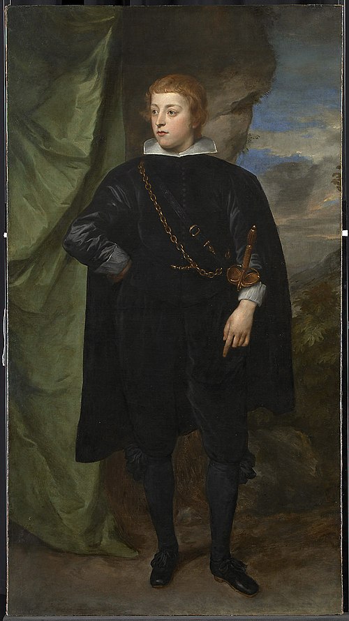 Portrait of Carlo Emanuele d'Este, Marchese di Borgomanero (1622-1695), 1631, Anthony van Dyck