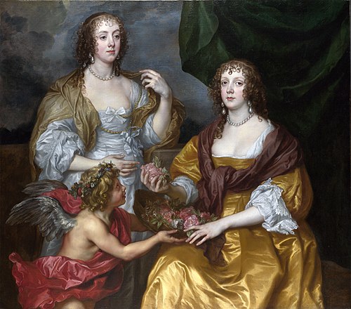 Lady Elizabeth Thimbelby and her Sister, 1637, Anthony van Dyck