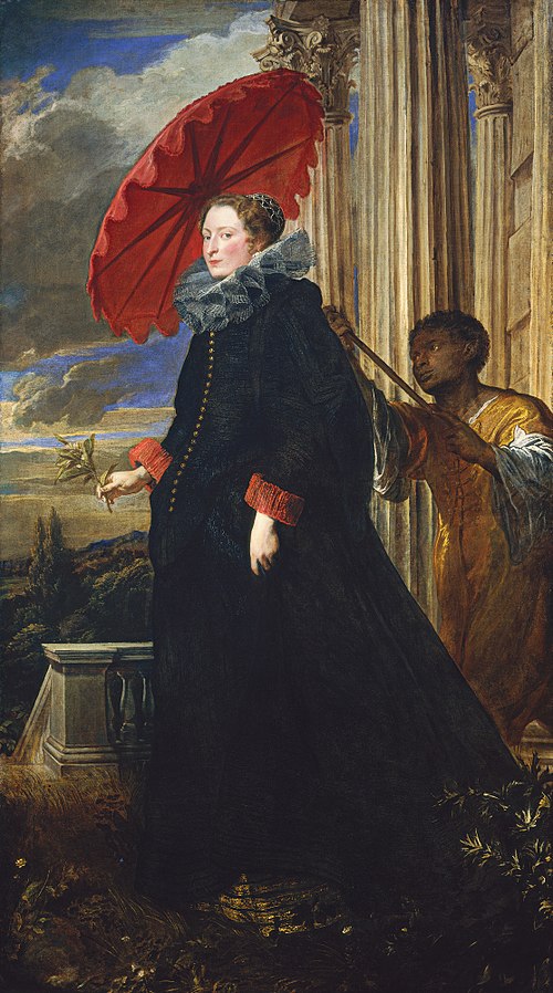 Portrait of the Marchesa Elena Grimaldi Cattaneo, 1623, Anthony van Dyck