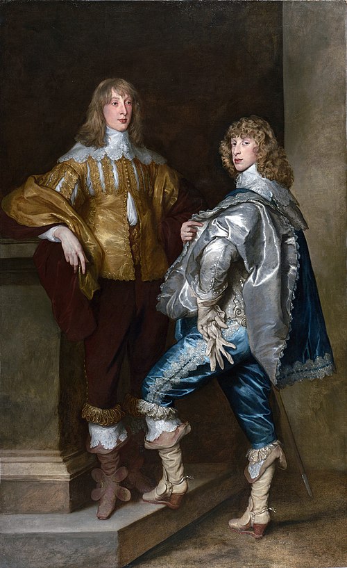 Lord John Stuart and His Brother, Lord Bernard Stuart, 1638, Anthony van Dyck