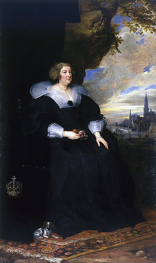Portrait of Marie de' Medici, 1631, Anthony van Dyck