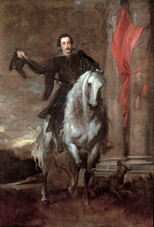 Anton Giulio Brignole Sale à cheval, 1627, Antoine van Dyck