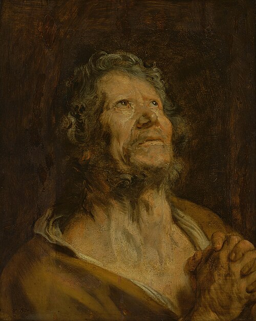 An Apostle with Folded Hands, 1620, Anthony van Dyck
