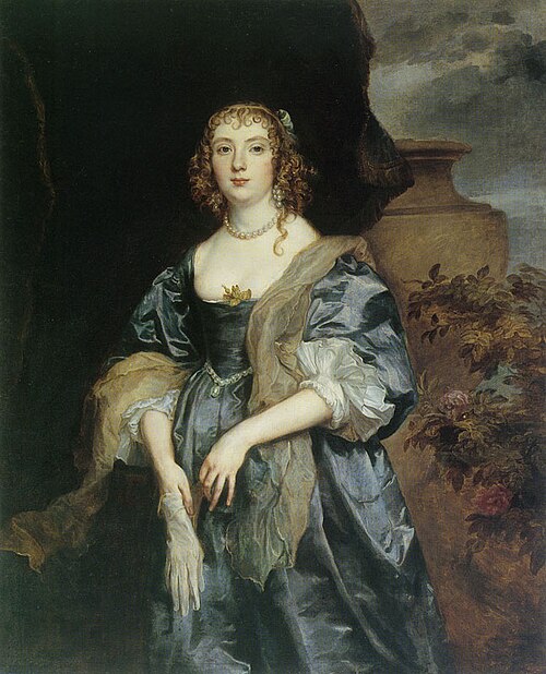 Portrait of Anne Carr, Lady Russell, 1638, Antoine van Dyck