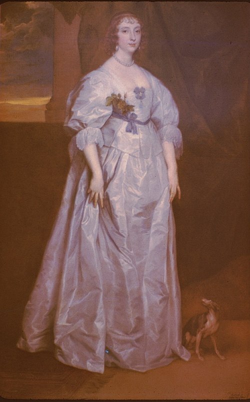 Portrait of Anne Carr, Lady Russell, 1637, Antoine van Dyck