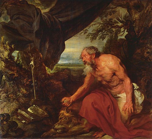Saint Jérôme, 1620, Antoine van Dyck