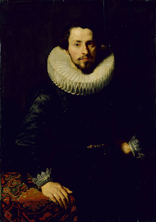 Portrait of a Man at a Table, 1620, Antoine van Dyck
