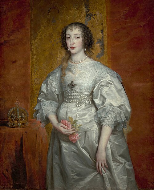 Queen Henrietta Maria, 1635, Antoine van Dyck
