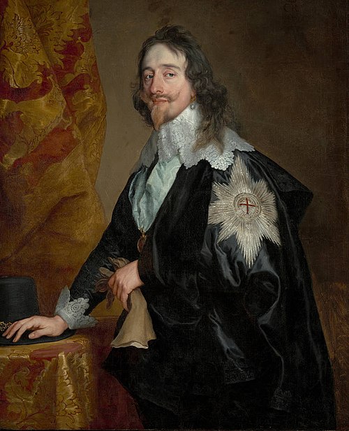 Portrait of King Charles I (1600-1649), with the Order of the Garter, 1633, Antoine van Dyck