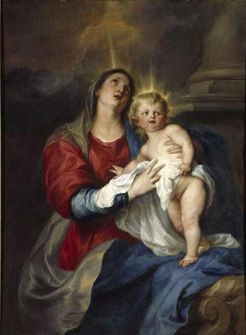 The Virgin and Child, 1628, Anthony van Dyck
