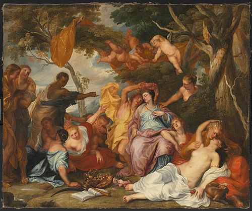 Mirtillo Crowning Amarillis, 1640, Antoine van Dyck