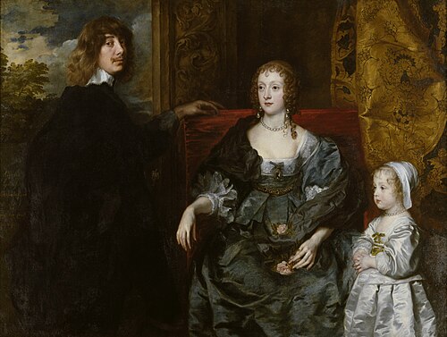 Algernon Percy, 10th Earl of Northumberland (1602-1668) his First Wife Lady Anne Cecil (d.1637), and, 1634, Antoine van Dyck