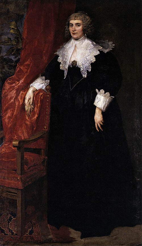 Portrait of Anna van Craesbecke, 1635, Anthony van Dyck