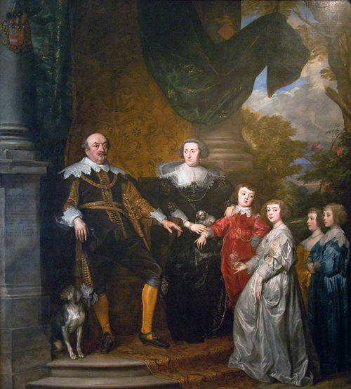 Portrait of John, Count of Nassau-Siegen with his family, 1634, Anthony van Dyck