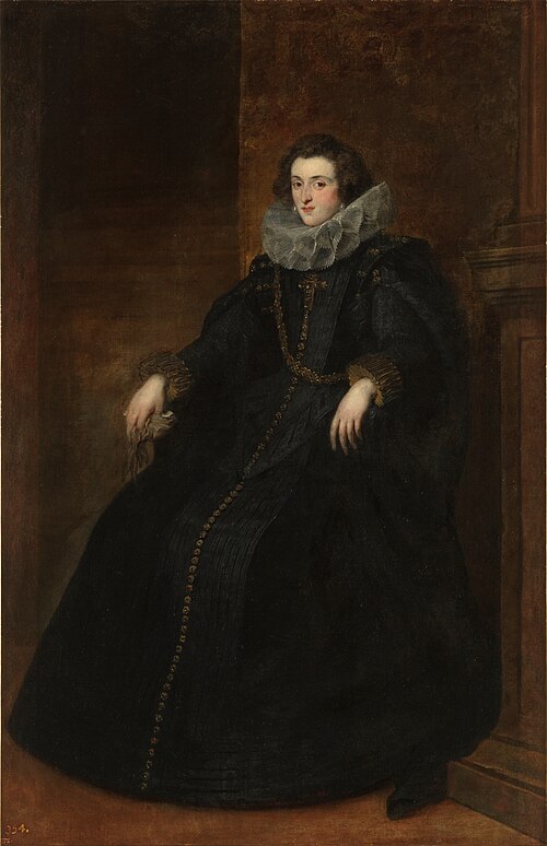 Portrait of Policena Spinola, marquesa de Leganés, 1620, Anthony van Dyck