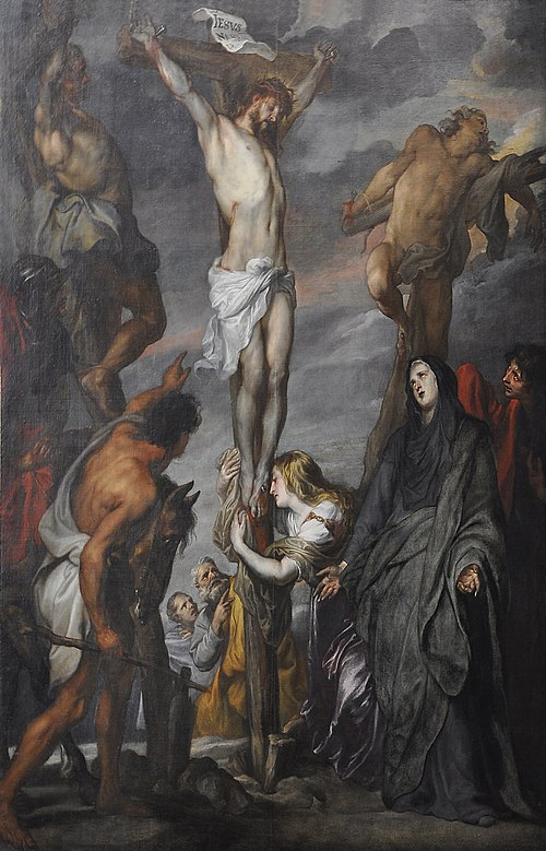 Christ's death on the cross at Gogotha, 1629, Anthony van Dyck