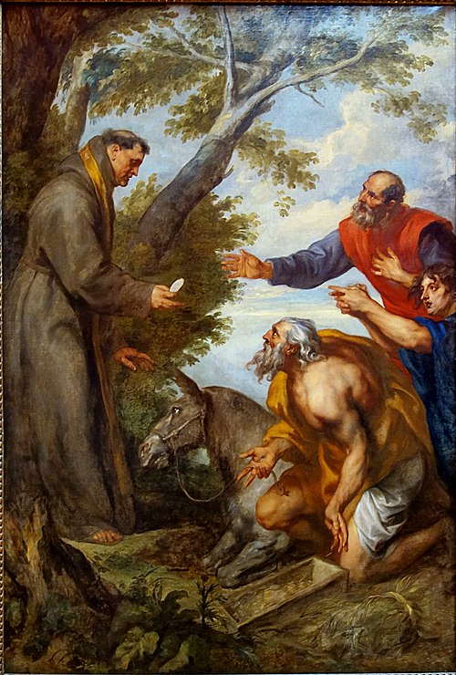 The miracle of the mule, 1630, Anthony van Dyck