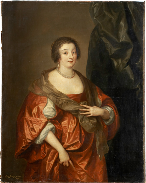 Portrait of Penelope Naunton, Lady Herbert, 1670, Anthony van Dyck