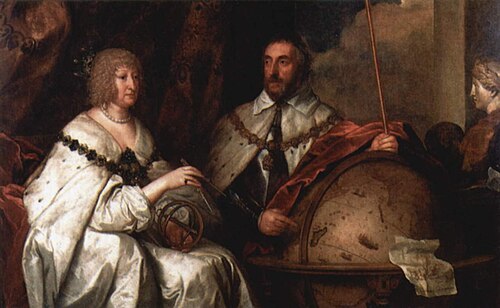 The Madagascar Portrait of Thomas Howard and His Wife Aletheia Talbot, 1639, Anthony van Dyck
