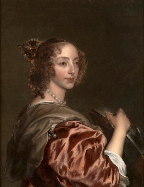 Portrait of Queen Henrietta Maria, as St Catherine, 1639, Anthony van Dyck