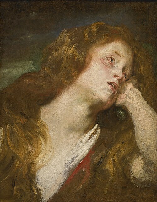 Head of a Young Woman, 1617, Anthony van Dyck