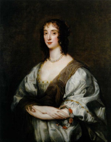 Portrait of Queen Henriëtta Maria, 1632, Anthony van Dyck