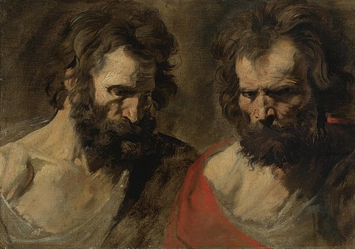 Two Heads, 1617, Anthony van Dyck