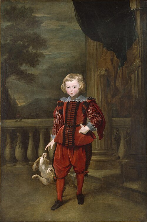 A Boy Standing on a Terrace, 1625, Anthony van Dyck