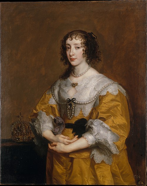 Queen Henrietta Maria, 1636, Anthony van Dyck