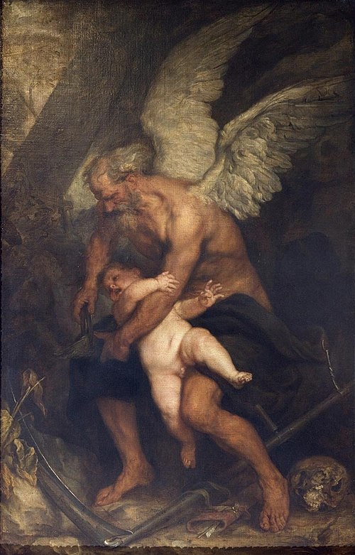 Le Temps coupant les ailes de l'Amour, 1640, Antoine van Dyck