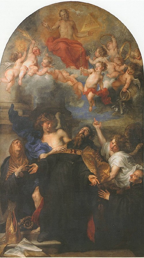 St Augustine in Ecstasy, 1628, Anthony van Dyck